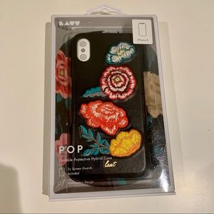 LAUT POP iPhone X case with 2 screen protectors